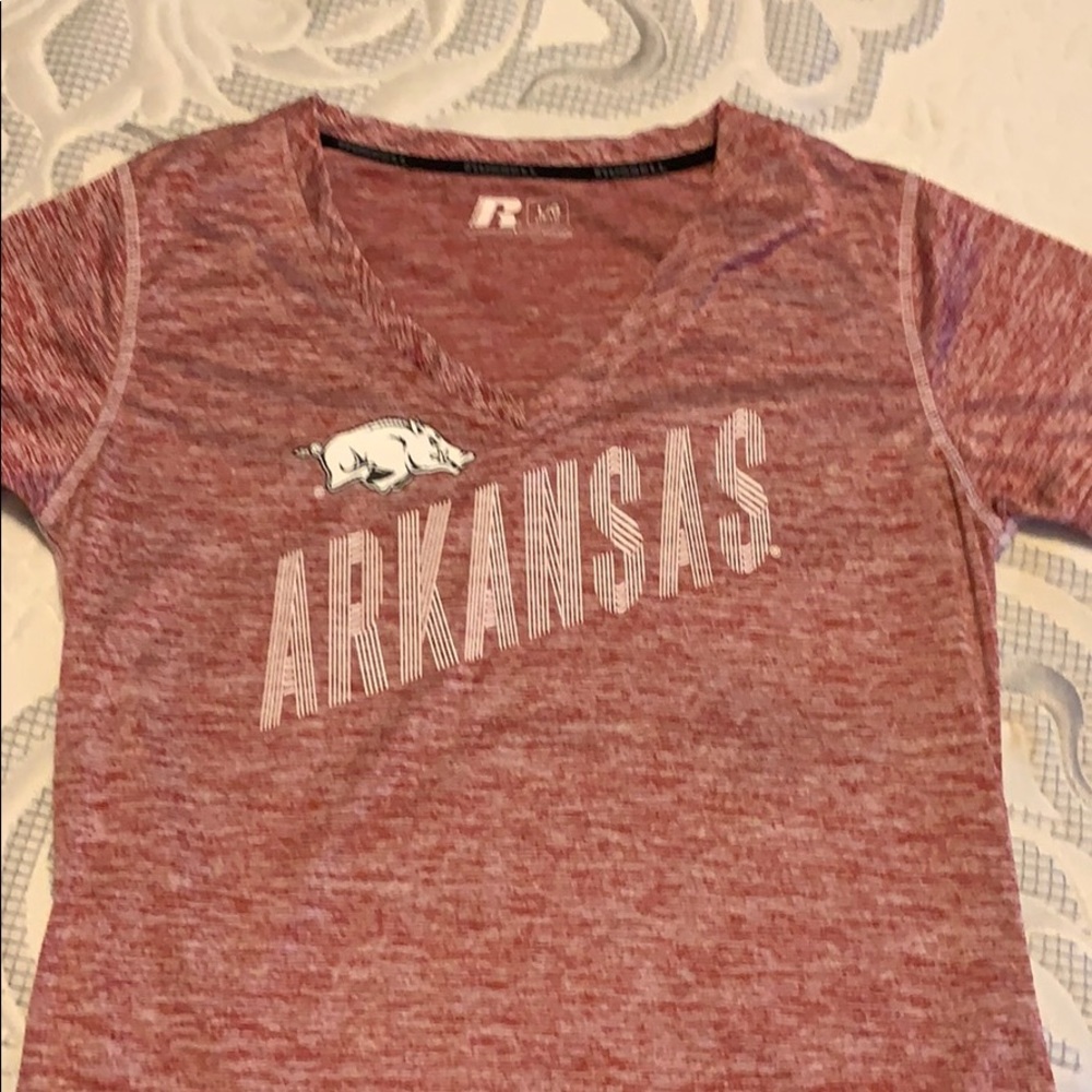 Russell Arkansas Razorback shirt